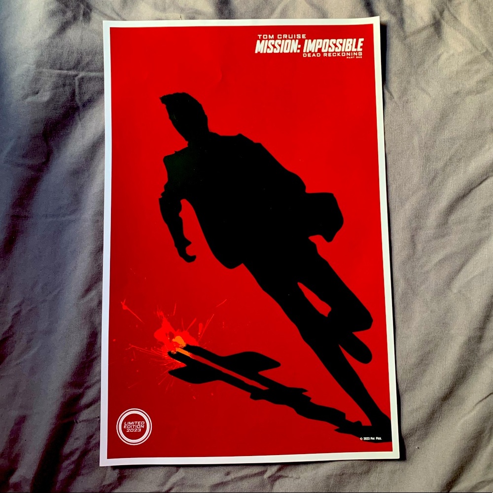Mission Impossible Limited Edition collectors Movie Poster